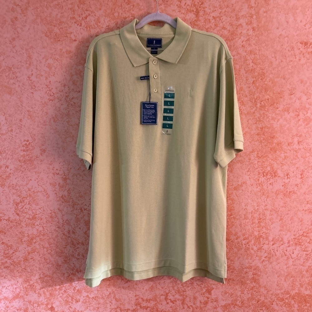 🍁END of Season SALE🍁LANESBORO Pima Cotton Polo Shirt Large